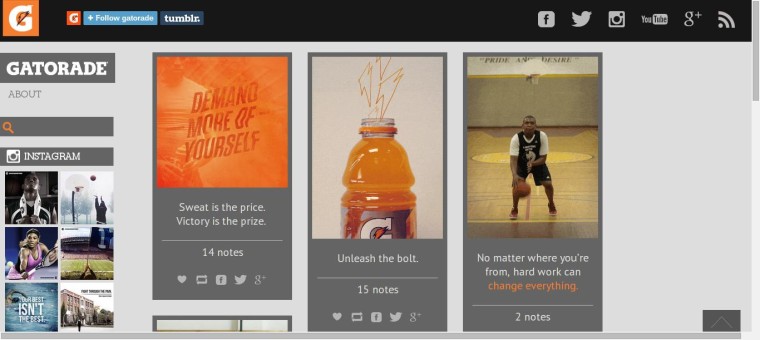 Gatorade - Tumblr