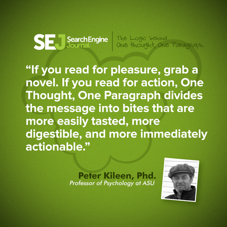 Peter Killeen, Professor of Psychology at ASU quote