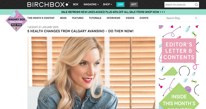 Screenshot of Birchbox.co.uk taken 10 Feb 2015