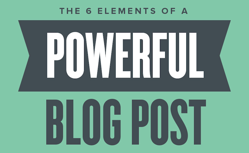Elements of a Powerful Blog Post Infographic