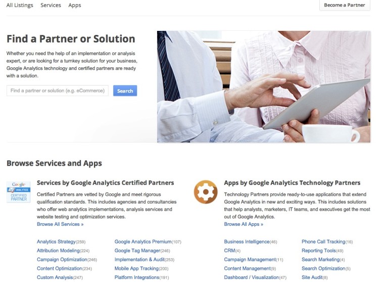 Find-a-Google-Partner-Solution