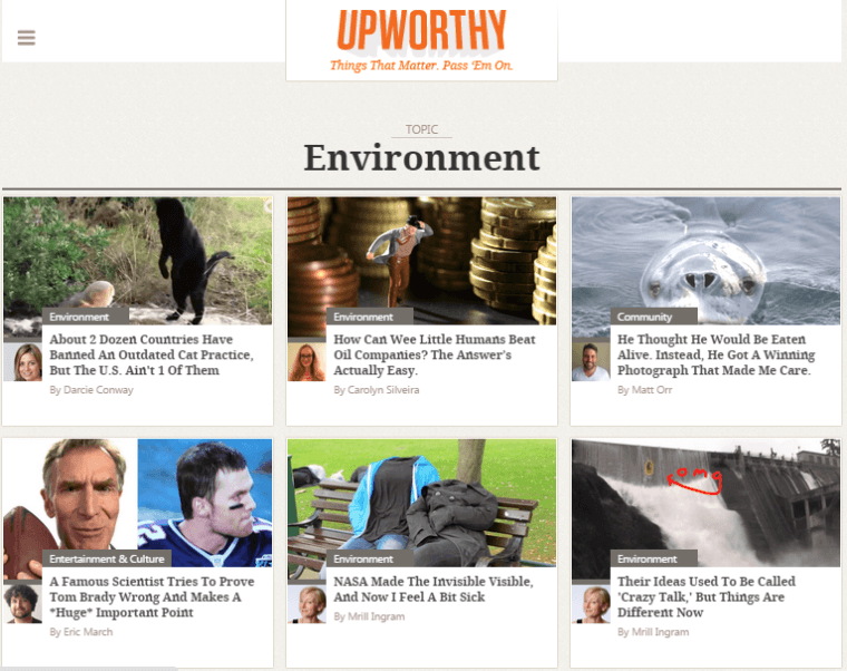 growth hacking company upworthy