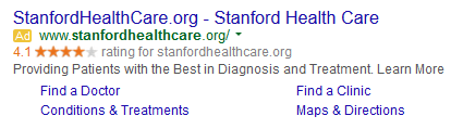Healthcare Google Seller Ratings 