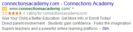 Education Google Seller Ratings 