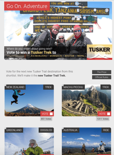 Tusker Trail Campaign