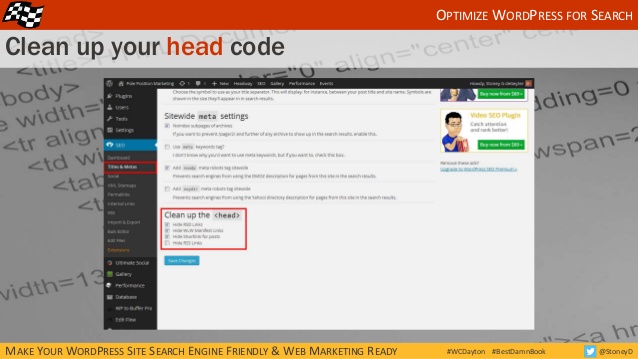 Clean up your head code in WordPress