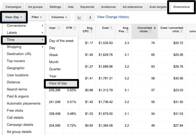 Screenshot 2 5 ways to use the 80:20 analysis to improve your campaigns