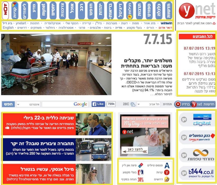 ynet-home-page-conversion-optimization