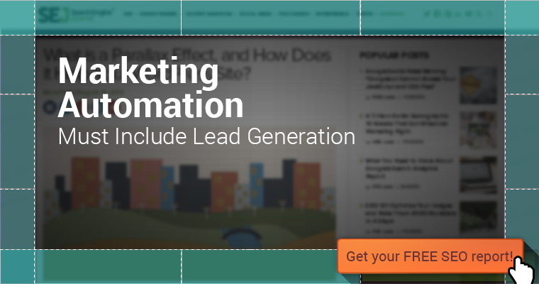 Marketing Automation Must Include Lead Generation | SEJ