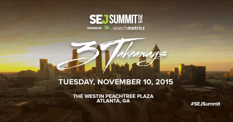 Tickets for #SEJSummit Atlanta are Now Available for Purchase