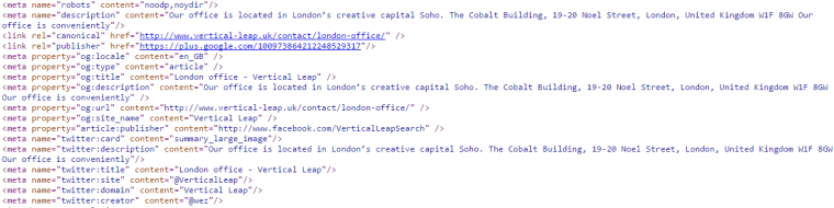 open graph code example for schema