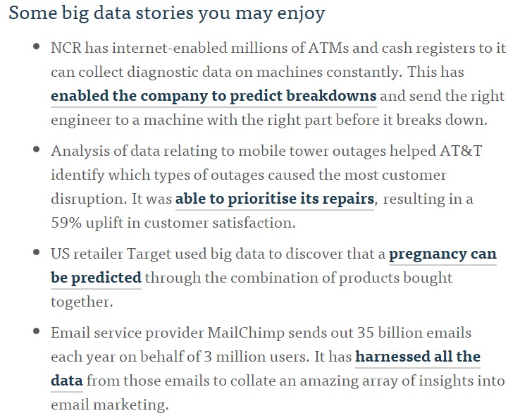 big data stories - using external sources within white papers