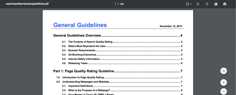 Content Standards by Google Search Guidelines | SEJ