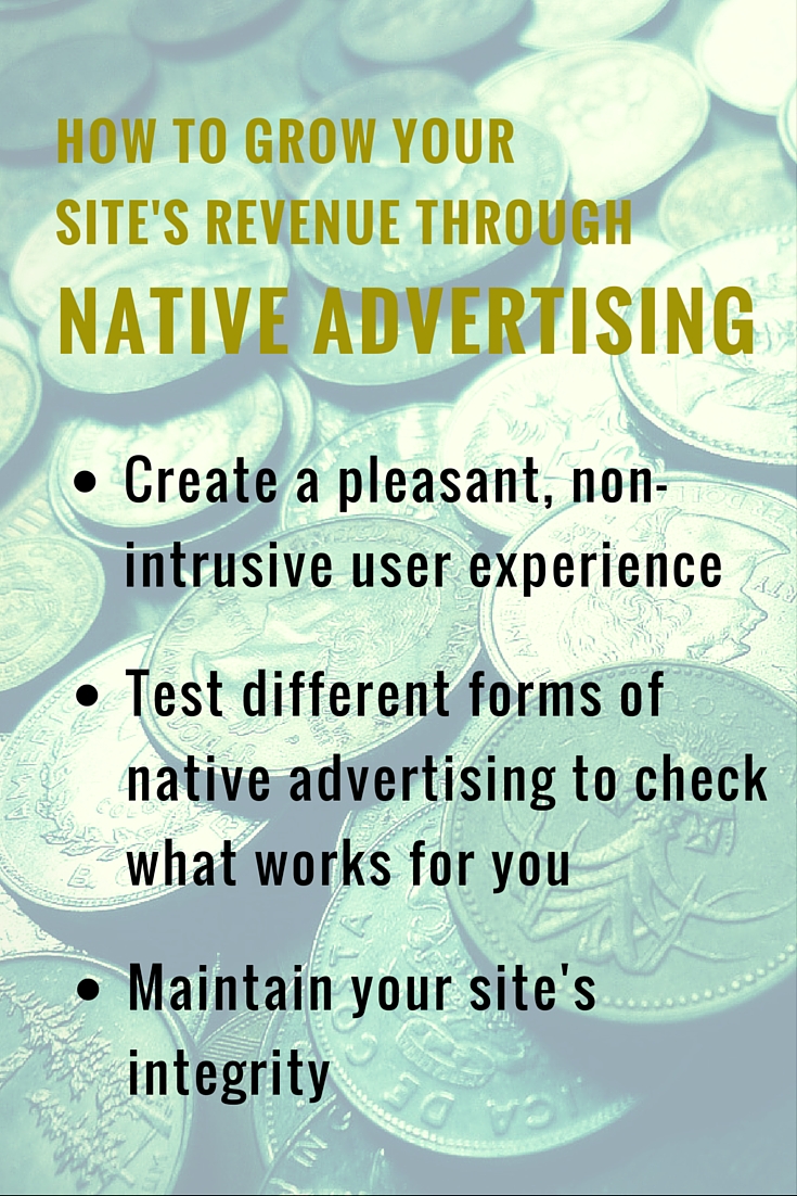 How to Grow Your Site's Revenue through Native Advertising