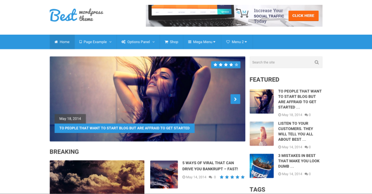 Best WordPress Theme Screenshot