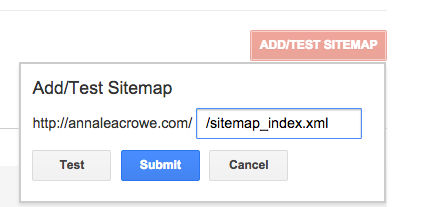 Google Search Console Submit Sitemap 