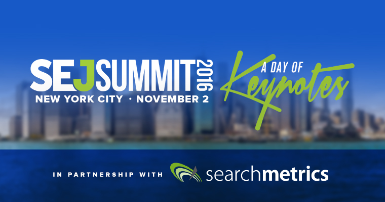 #SEJSummit NYC In Partnership With Searchmetrics