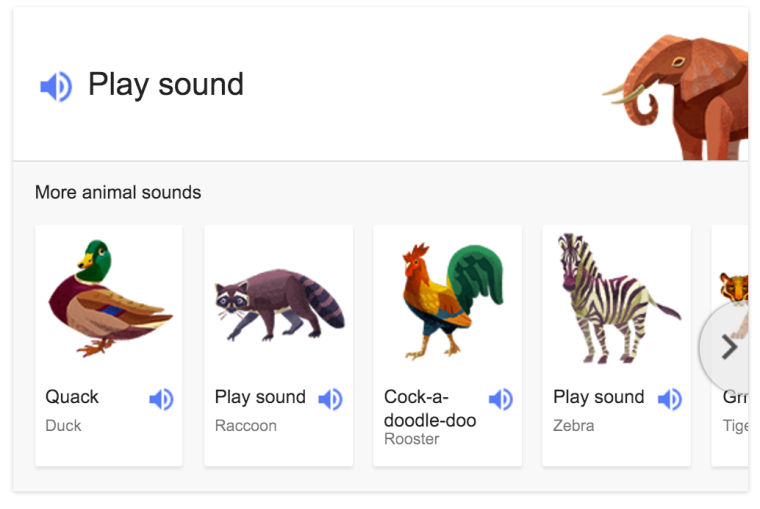 google animal noises