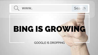 Bing’s Share of the Search Market is Growing Faster than Google’s