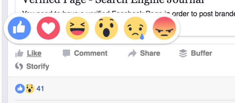 Facebook Reaction Study | SEJ