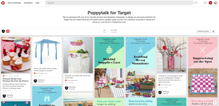 poppytalk for target on pinterest