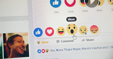 Facebook Reactions Rarely Used [STUDY]