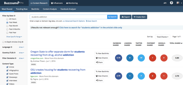 Buzzsumo-Content-Search-Results-Screenshot