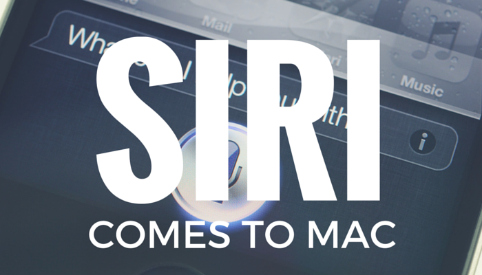 Apple’s Siri Coming to Mac Devices, Google Not Default Provider