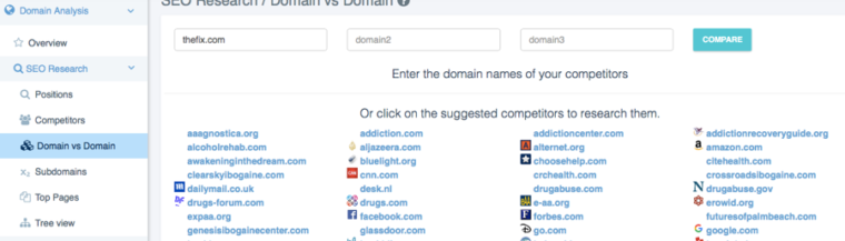 SerpStat-Domain-Comparison- Screenshot