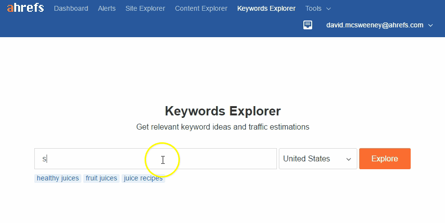 Keywords Explorer
