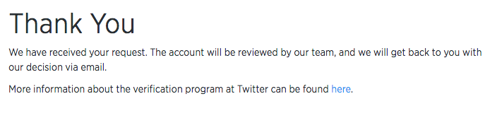 How to get verified on Twitter