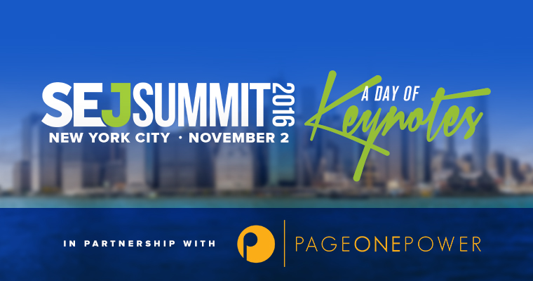 Page One Power Partners with #SEJSummit NYC