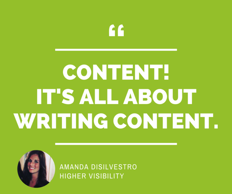 Amanda DiSilvestro SEO Quote