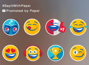 Pepsi Twitter Stickers