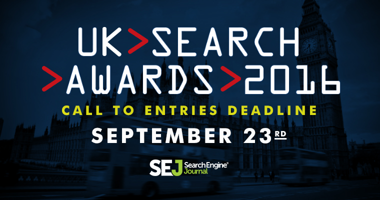 UK Search Awards 2016: Last Call for Entries!