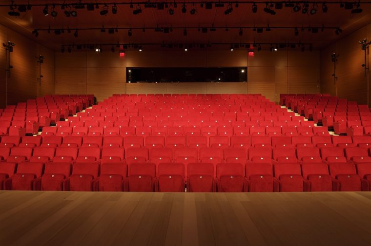 Archetectural interiors of the new NYT TimesCenter