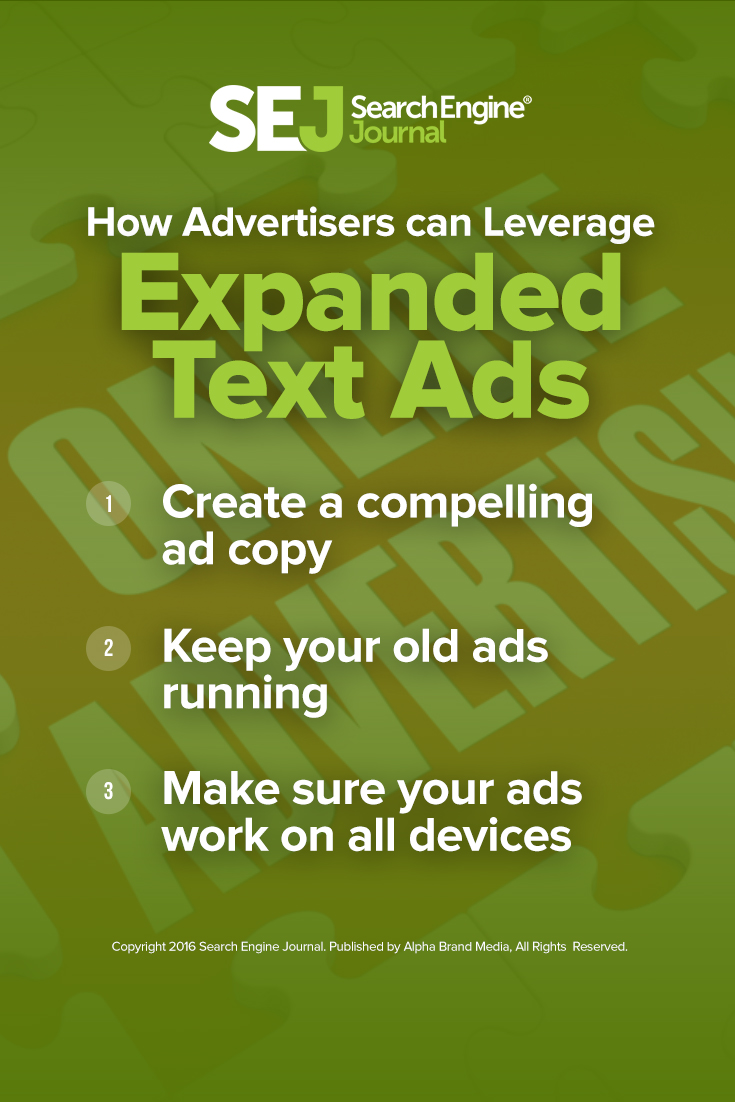 How Advertisers can Leverage Expanded Text Ads