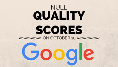 Google Continues to Display Quality Score Data Until October 10
