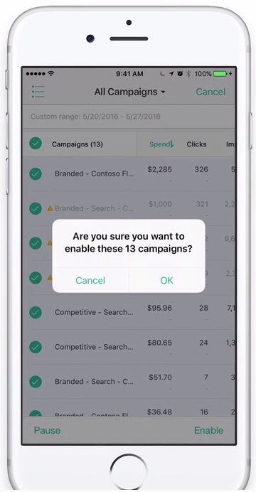 Bing Ads App Bulk Editing
