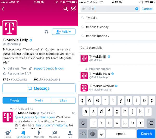 Tmobile Twitter