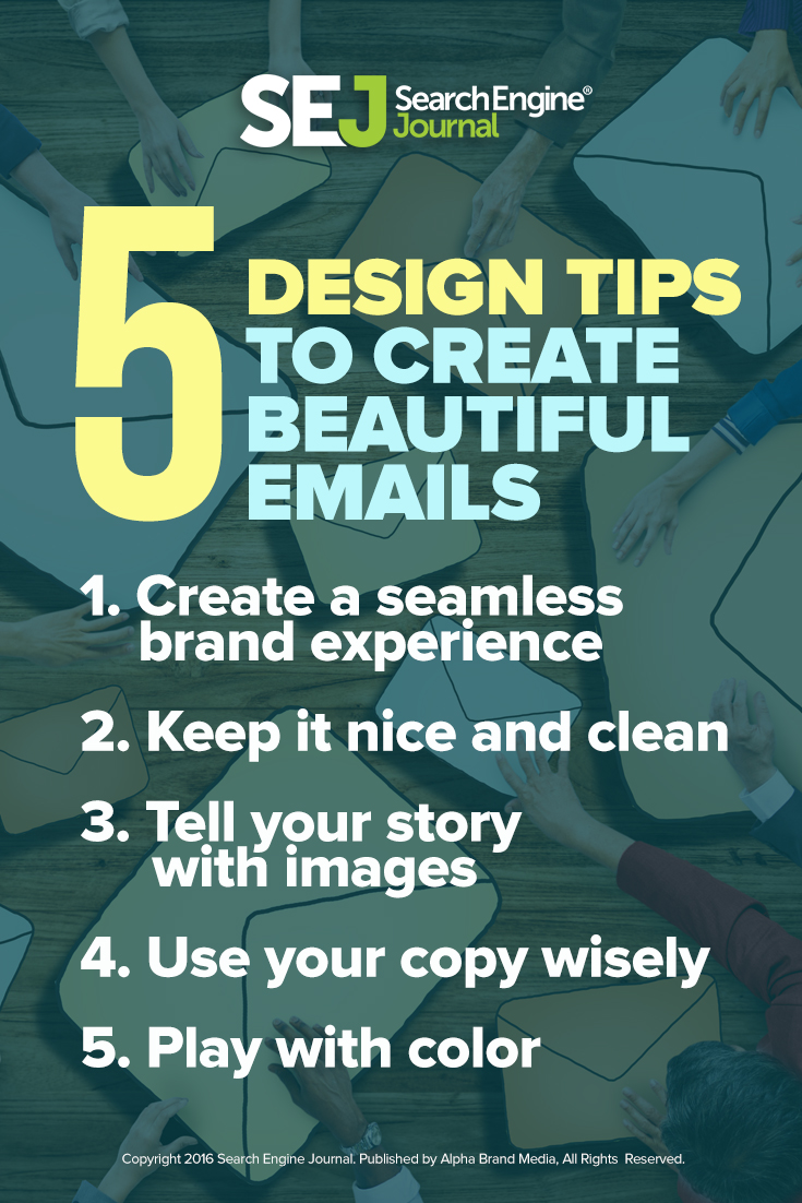 5 Design Tips to Create Beautiful Emails