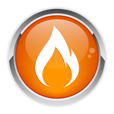 Button fire icon