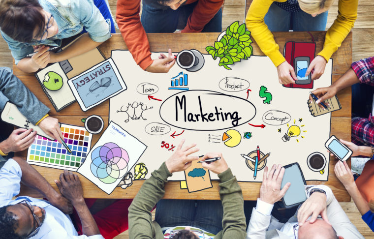 Diverse People Working and Marketing Concept