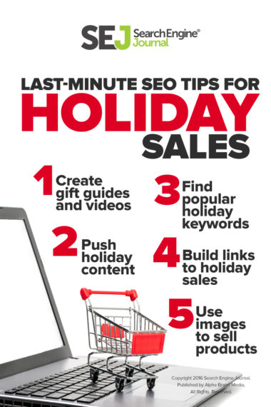 Last-Minute SEO Tips for Holiday Sales