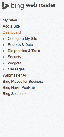 bing webmaster tools crawl information