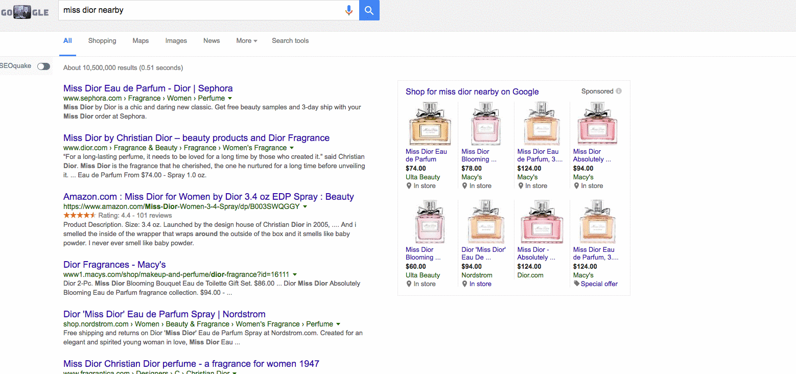 local inventory ad on google