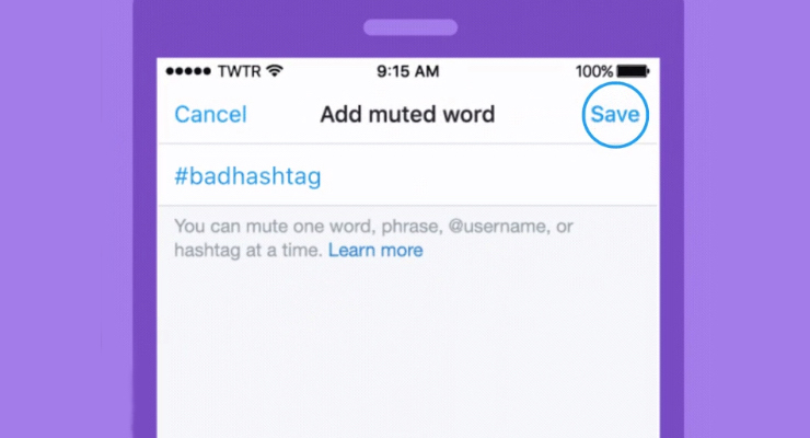 Twitter mute