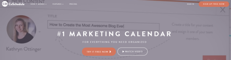 CoSchedule WordPress marketing calendar