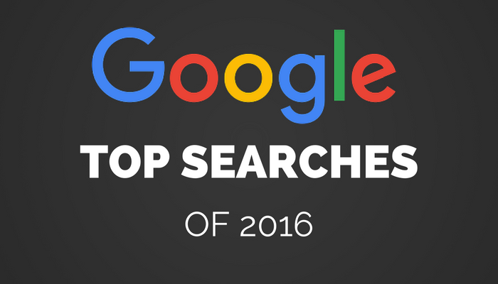 Here Are Google’s Top Searches of 2016