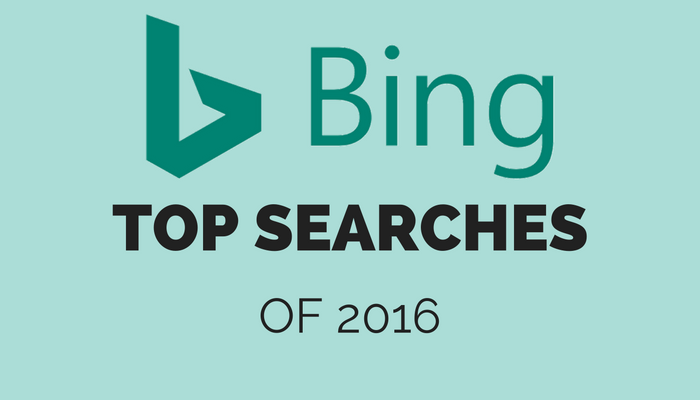 bing top searches 2016